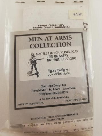 French Republican Line Infantry 1871-1914 (men at arms coll) beschikbaar voor biedingen