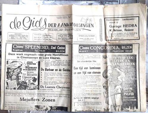krant "De Gids der aankondigingen" weekblad Eigenbilzen 1959, Verzamelen, Tijdschriften, Kranten en Knipsels, Krant, 1940 tot 1960
