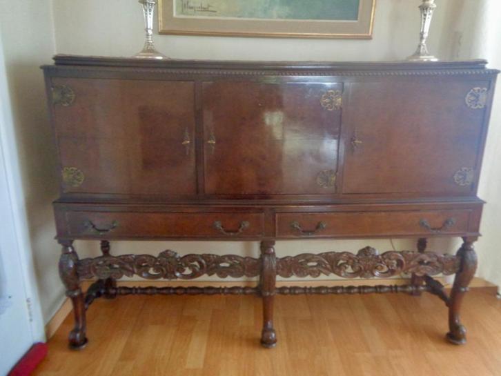 Fijne hoge dressoir, Antiek en Kunst, Antiek | Meubels | Kasten, Ophalen