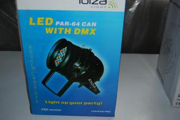 Projecteurs scène IBIZA PAR64LED-PRO