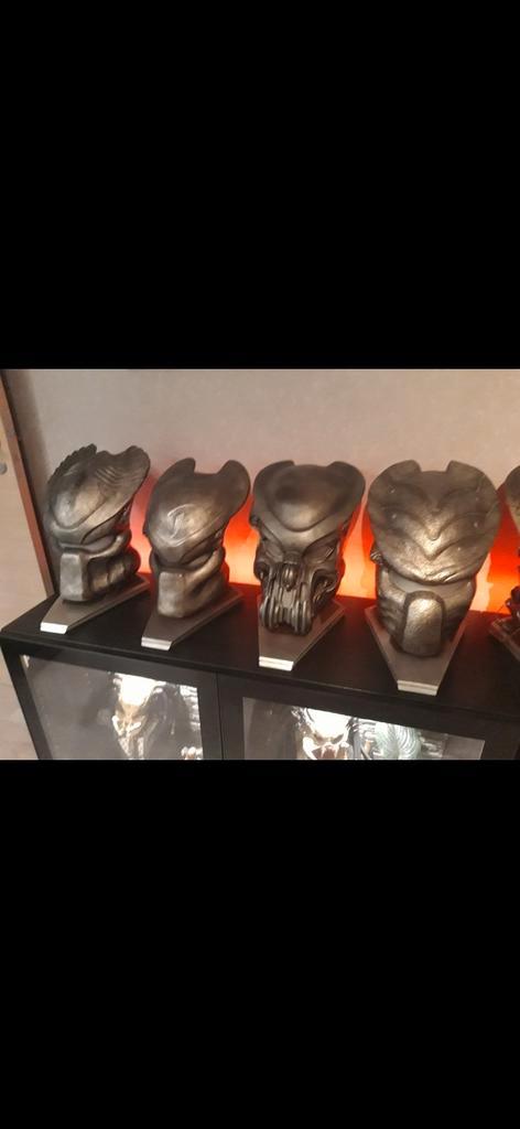 Predator masks sideshow., Verzamelen, Glas en Drinkglazen, Zo goed als nieuw, Ophalen of Verzenden