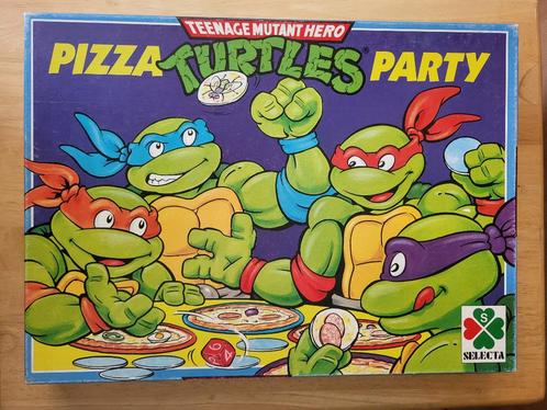 Jeu de société Tortues Ninja – Pizza Party / Pizza Pizza, Hobby en Vrije tijd, Gezelschapsspellen | Bordspellen, Gebruikt, Een of twee spelers