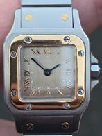 Cartier santos staalgoud ref 1567, Handtassen en Accessoires, Horloges | Dames, Ophalen of Verzenden, Goud, Goud