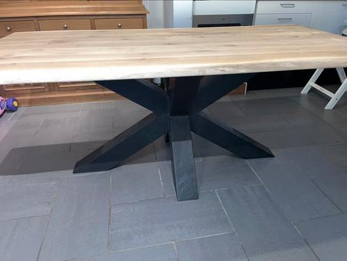 Eiken eettafel, Huis en Inrichting, Tafels | Eettafels, Zo goed als nieuw, Ophalen