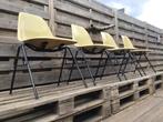 Vintage Set (4) DSS Eames Side Chairs 1950s, Ophalen of Verzenden, Gebruikt