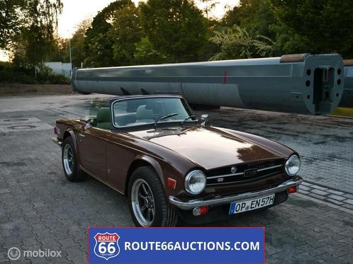 Triumph TR6 1974 | Route 66 Auctions, Auto's, Oldtimers, Bedrijf, Te koop, Open dak, Triumph, Benzine, Cabriolet, 2 deurs, Handgeschakeld
