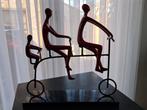 Moderne kunst "fietsend gezinnetje", Ophalen of Verzenden