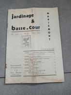 Jardinage et basse-cour Mars 1951, Collections, Revues, Journaux & Coupures