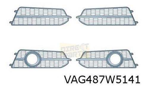 Audi A6 (3/11-5/16) voorbumpergrille Links (+ml) (BMT glansz, Autos : Pièces & Accessoires, Carrosserie & Tôlerie, Pare-chocs