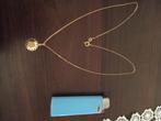 gouden ketting met hanger, Handtassen en Accessoires, Antieke sieraden, Ophalen of Verzenden, Hanger