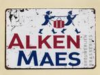 Alken Maes bier metalen vintagelook wandplaat reclamebord, Verzamelen, Verzenden, Nieuw, Reclamebord, Plaat of Schild, Overige merken