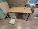 Ikea bureau met ladeblok., Huis en Inrichting, Bureaus, Ophalen, Bureau