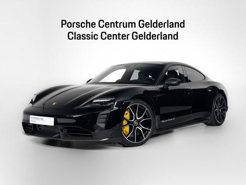 Porsche Taycan Turbo S, Auto's, Porsche, Bedrijf, 4x4, Lederen bekleding, Stoelventilatie, Elektrisch, Stadsauto, Automaat, Zwart