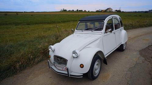 2CV6 AZKA, Autos, Oldtimers & Ancêtres, Particulier, Citroën, Essence, Cabriolet, 4 portes, Boîte manuelle, Blanc, Autres couleurs