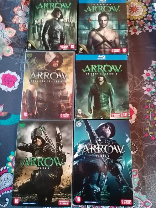 Bluraybox en dvdbox arrow seizoen 1 tot 6, Cd's en Dvd's, Dvd's | Tv en Series, Zo goed als nieuw, Ophalen of Verzenden