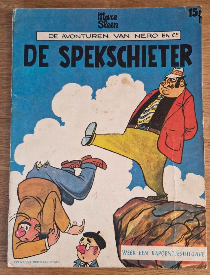 Nero - De spekschieter -49-1e dr-1964 Strip, Boeken, Stripverhalen, Gelezen, Eén stripboek