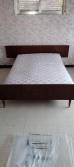 Tweepersoonsbed, Huis en Inrichting, Ophalen, Gebruikt, Bruin, Tweepersoons