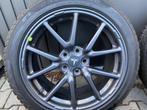 Tesla Model 3 18 inch velgen WINTERBANDEN + TPMS, Auto-onderdelen, Ophalen, 18 inch, Gebruikt, Banden en Velgen