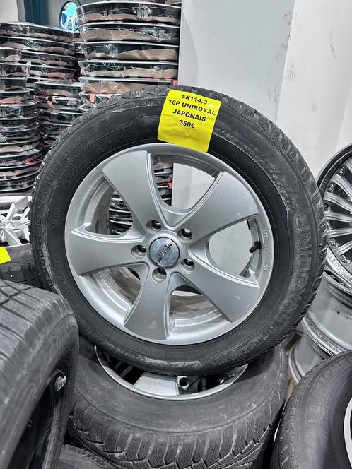 Kit hiver  Hyundai/Mazda i40/i20  5x114.3 16 pouces, Auto-onderdelen, Banden en Velgen, Band(en), 16 inch, Ophalen