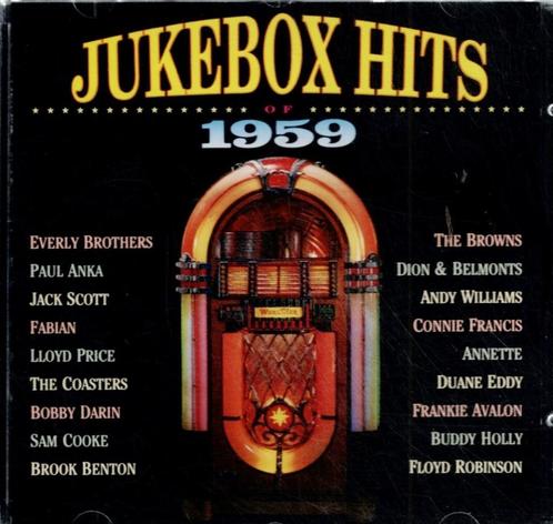 cd   /   Jukebox Hits Of 1959, CD & DVD, CD | Autres CD, Enlèvement ou Envoi