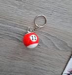 Sleutelhanger biljartbal 11, Ophalen of Verzenden, Zo goed als nieuw, Sport