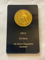 25€ herdenkingsmunt 999 zilver 24k verguld 2015, Postzegels en Munten, Munten | Europa | Euromunten, Ophalen of Verzenden, Zilver