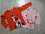 2 t-shirts met lange mouwen - meisje maat 104 - JBC, Chemise ou À manches longues, Enlèvement, Utilisé, JBC.