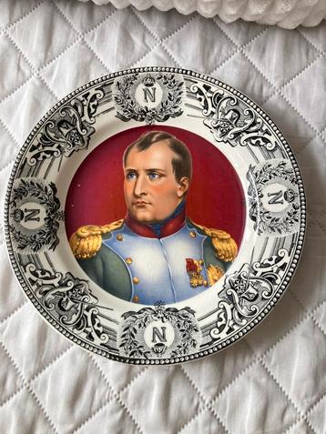 Prachtige Vintage portretbord van Napoleon Bonaparte. Bord. beschikbaar voor biedingen