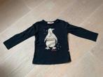 Zwarte longsleeve met pinguin Someone maat 98, Kinderen en Baby's, Kinderkleding | Maat 92, Gebruikt, Jongen of Meisje, Ophalen of Verzenden