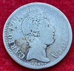 Zeer zeldzaam - 2 Lire zilveren munt 1837 Ducca Di Lucca, Ophalen of Verzenden, Zilver