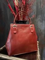 DELVAUX vintage handtas boxcalf leer - zeldzaam model!, Handtassen en Accessoires, Tassen | Damestassen, Ophalen of Verzenden