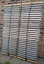Paar nieuwe lattenbodems 70cm/200cm voor een bed van 140 cm, Huis en Inrichting, Slaapkamer | Matrassen en Bedbodems, Ophalen