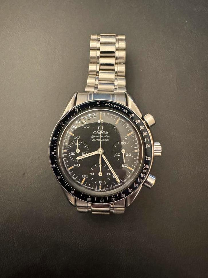 Omega Speedmaster Reduced, Handtassen en Accessoires, Horloges | Dames, Gebruikt, Polshorloge, Staal, Staal, Ophalen