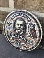 DON PAPA Rum - Plaatmetalen plaat, Verzamelen, Wijnen, Ophalen of Verzenden, Nieuw, Overige gebieden, Overige typen