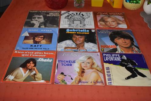 hier zijn  heel wat nostalgische 45t's te ontdekken, Cd's en Dvd's, Vinyl | Rock, Zo goed als nieuw, Poprock, Overige formaten