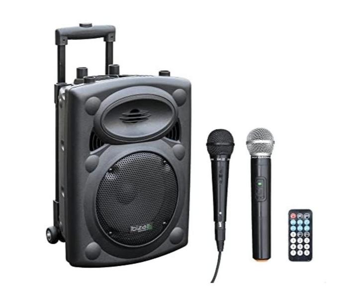 Draagbare luidspreker Ibiza, Audio, Tv en Foto, Karaoke-apparatuur, Zo goed als nieuw, Microfoon(s), Ophalen