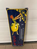 emaille reclame bord spa citron thermometer, Verzamelen, Merken en Reclamevoorwerpen, Nieuw, Reclamebord, Ophalen