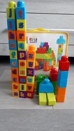 Handige meeneemzak met mega bloks 40 stuks, Ophalen of Verzenden, Gebruikt, Megabloks