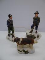 Luville Set  gunter und lutz walking with dog   602571, Ophalen of Verzenden