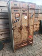 Oude metalen archiefkast, Huis en Inrichting, Ophalen, Gebruikt