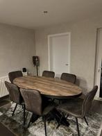 Table de salle à manger + 6 chaises + dressoir, Maison & Meubles, Enlèvement