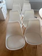 chaises de table à manger, Maison & Meubles, Chaises, Bois, Scandinavisch, Comme neuf, Enlèvement