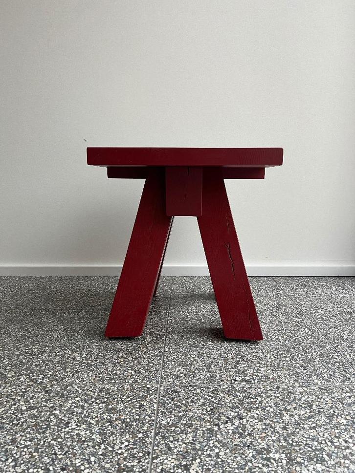 Van Rossum bijzettafel design Bart Lens, Huis en Inrichting, Tafels | Bijzettafels, Zo goed als nieuw, Vierkant, Minder dan 45 cm