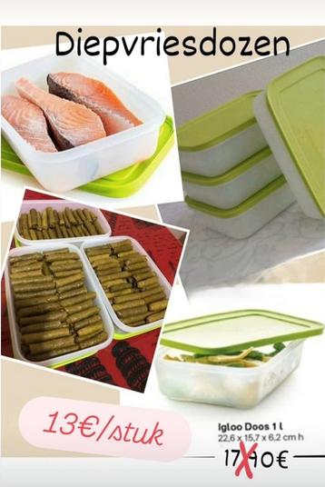 Diepvriesdozen Tupperware 1L Nieuw laatste 4stuks!, Enlèvement ou Envoi, Neuf