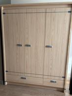 Klerrkast lichte eik B 155 cm x H  197 cm c D 59 cm, Kinderen en Baby's, Kinderkamer | Commodes en Kasten, Ophalen, Kast, 50 tot 70 cm