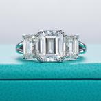 Nieuwe ring, 5 karaat, diamanttest positief!, Verzenden, Wit, Nieuw, 17 tot 18