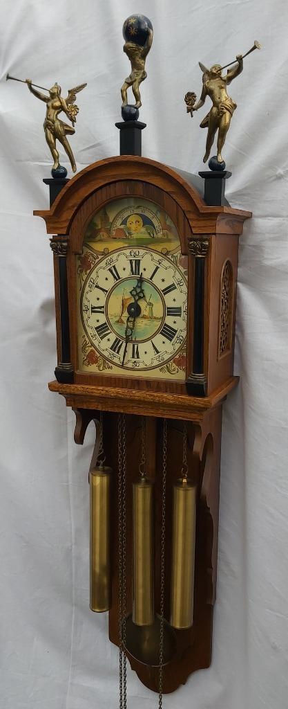 Horloge de queue Amsterdam avec mécanisme de sonnerie Westmi, Antiquités & Art, Antiquités | Horloges, Enlèvement ou Envoi