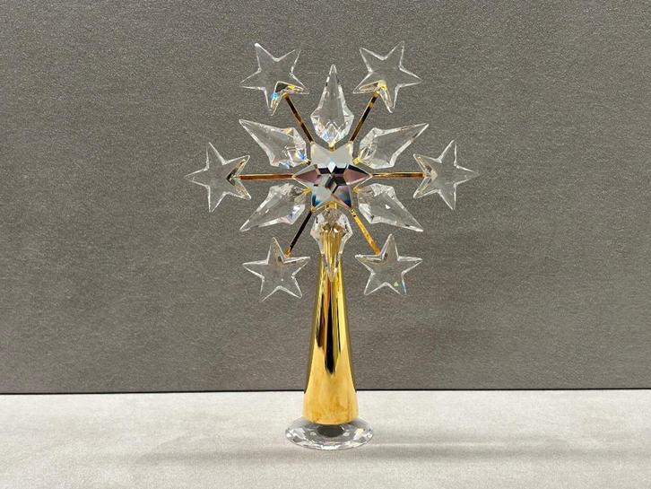 Swarovski Kerst Kerstpiek goud, Verzamelen, Swarovski, Nieuw, Figuurtje, Ophalen of Verzenden