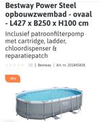 Bestway zwembad, Tuin en Terras, Ophalen of Verzenden, Gebruikt, Ovaal