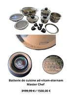 ad-vitam-eternam Master Chef kookgerei, Ophalen, Inox, Pannenset, Zo goed als nieuw